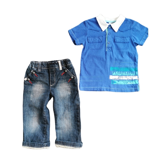 2 Years IKKS & Petit Lem Mix N Match Outfit EUC - Picture 5 of 5